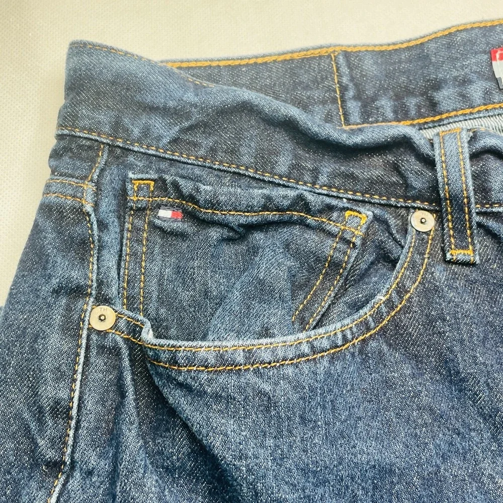 Tommy Hilfiger Straight Jeans Men 36x30 Blue Denim Pants